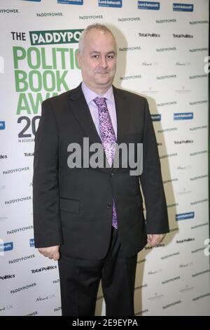 Richard Davenport-Hines, winner of the Political History Book of the Year Award at the Paddy Power Political Book Awards 2014 held at the BFI IMAX cen Stock Photo