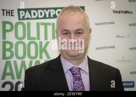 Richard Davenport-Hines, winner of the Political History Book of the Year Award at the Paddy Power Political Book Awards 2014 held at the BFI IMAX cen Stock Photo
