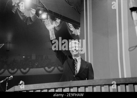 Jimmy Carter at Democratic National Convention, New York City, New York, USA, Warren K. Leffler, July 15, 1976 Stock Photo