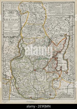 Map Carte Particuliere Du Bressan Faisant Partie Des Etats Dela Republique De Venise Guillaume Sanson 1703 Copperplate Print Stock Photo Alamy