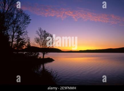 Otsego Lake in Cooperstown, New York Stock Photo