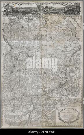 Carte de la principauté de Liège et de ses environs tirée des observations  faites sur les lieux par le R.P. Nicolas Le Clerc, avec un plan de la ville  de Liège levé