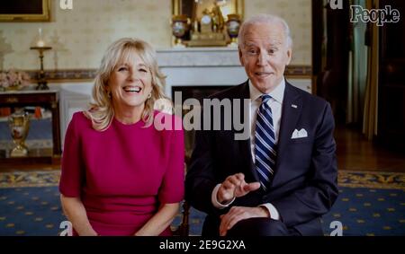 Washington DC, USA. 04th Feb 2021: In their first White House interview, President JOE BIDEN and Dr. 04th Feb, 2021. JILL BIDEN speak to People Magazine for their cover story. Credit: People.Com/ZUMA Wire/Alamy Live News Stock Photo