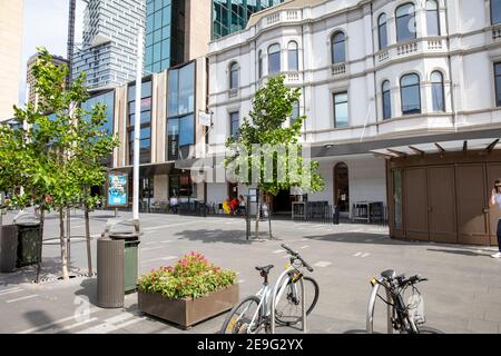 Circular Quay precinct in Sydney city centre, summers day,NSW,Australia Stock Photo