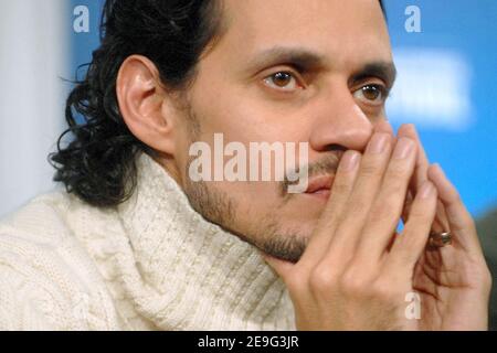 Marc Anthony attends a press conference for his new film 'El Cantante' at the Toronto International Film Festival in Toronto, Canada, on Wednesday, September 13, 2006. Photo by Olivier Douliery/ABACAPRESS.COM Stock Photo