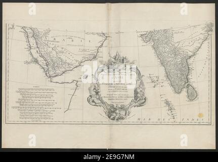 PreÃÅmiere Partie de la Carte d'Asie  Author  Anville, Jean Baptiste Bourguignon d' 114.17.a-b. Place of publication: A Paris Publisher: CheÃÅs l'Auteur aux Galeries du Louvre. Avec Privil., Date of publication: [1751-1753].  Item type: 1 map on 2 sheets Medium: copperplate engraving Dimensions: 77.4 x 75.7 cm  Former owner: George III, King of Great Britain, 1738-1820 Stock Photo