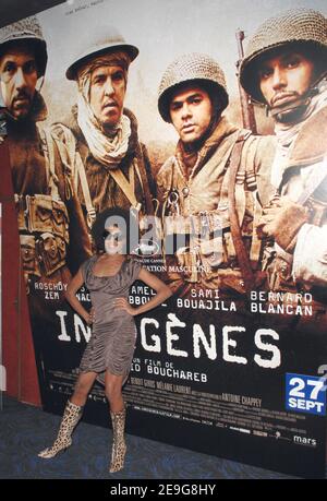 Vincent McDoom poses for pictures as he arrives to the premiere of 'Indigenes', held at the UGC Normandy on the Champs-Elysees in Paris, France, on September 25, 2006. Photo by Nicolas Khayat/ABACAPRESS.COM Stock Photo