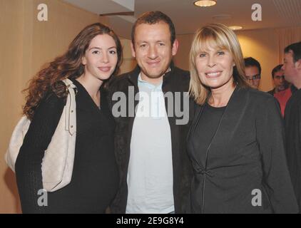 EXCLUSIVE COVERAGE. French comedian Dany Boon and his pregnant wife Yael  attend Robert Hossein's superproduction of 'Ben-Hur' at the 'Stade de France'  in Saint-Denis, near Paris, France on September 26, 2006. Photo
