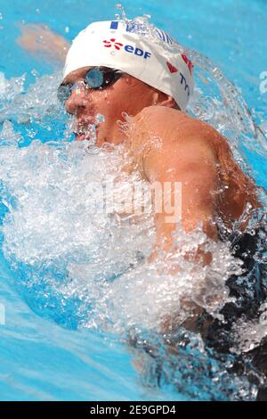 Sebastien Rouault competes on men's 800 m freestyle during the XI FINA ...