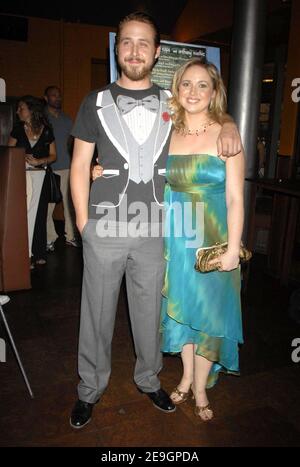 Ryan Gosling and sister Mandi Gosling attend the Los Angeles Premiere ...