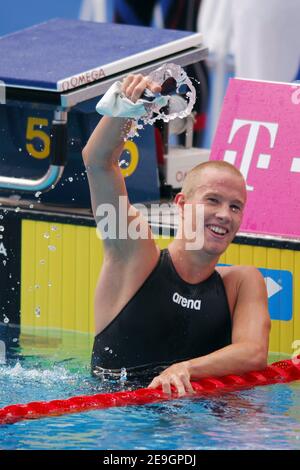 France's Sebastien Rouault competes on men's 400 meters freestyle ...