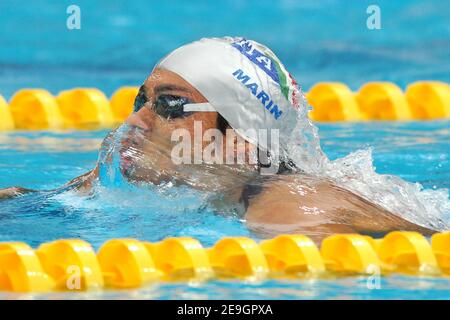 Italy's Luca Marin competes on men's 400 meters medley during the european swimming championships in Budapest, Hungary, on August 6, 2006. Photo by Nicolas Gouhier/Cameleon/ABACAPRESS.COM Stock Photo