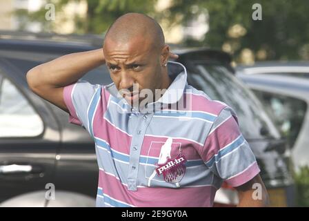 Bordeaux's midfielder Julien Faubert before the training session, in Bordeaux, France, on August 18, 2006. French football team coach Raymond Domenech selected Faubert for the first time, for the 16 August 2006 friendly match against Bosnia and Herzegovina in Sarajevo. Photo by Patrick Bernard/Cameleon/ABACAPRESS.COM Stock Photo