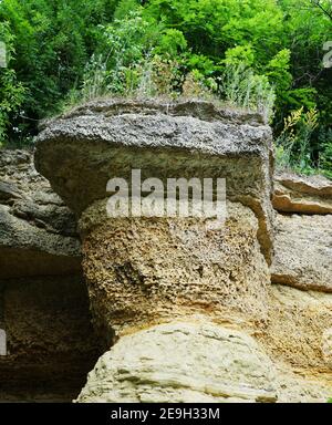 Natural Limestone Wall. Old Stone Wall Texture Closeup Background ...