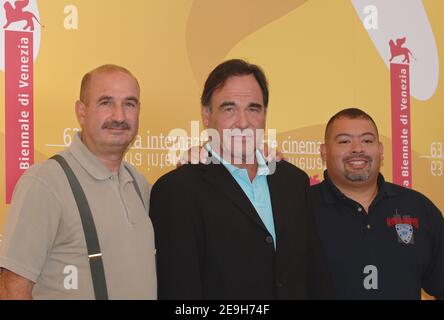 William Jimeno Oliver Stone John Mcloughlin World Trade Centre Film Premiere 63rd Venice Film Festival Venice Italy 01 Sep Stock Photo Alamy