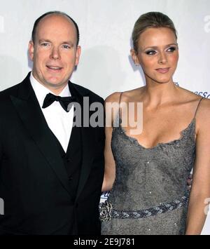 Prince Albert II of Monaco & Charlene Wittstock, 10-21-09, Photo By John Barrett/PHOTOlink / MediaPunch Stock Photo