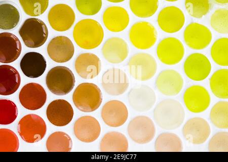 Closeup of multicolored honeycomb-shaped design - good for backgrounds Stock Photo