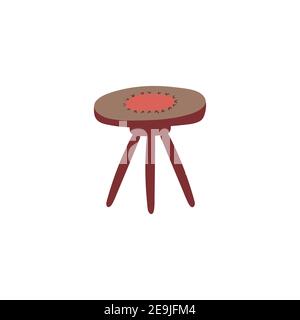 Doodle coffee table icon. Cute hand drawn vector illustration Stock Vector