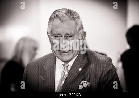 Prince Charles visiting Essex University for the Big Bang Science and Engineering Fair Stock Photo