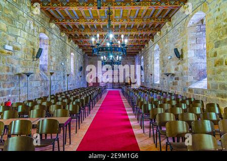 BRAGA, PORTUGAL, MAY 23, 2019: Interior of the archbishop palace in Braga, Portugal Stock Photo