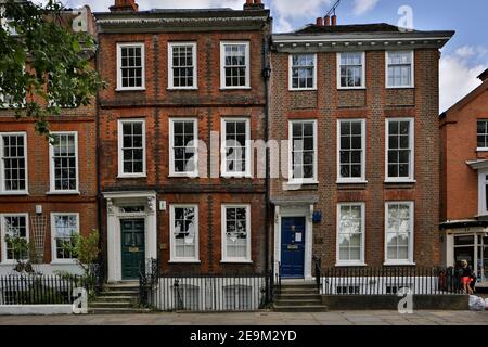 Listed buildings in Norfolk and London Richmond Stock Photo