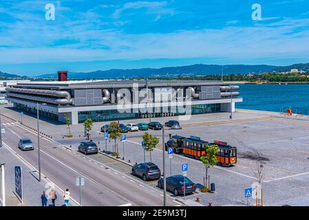 VIANA DO CASTELO, PORTUGAL, MAY 24, 2019: View of cultural center of Viana do Castelo in Portugal Stock Photo