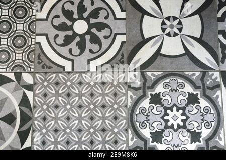 Floor tyles in vintage look Stock Photo