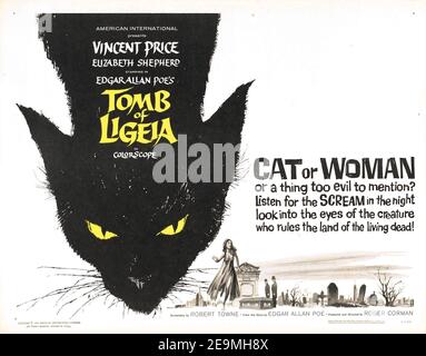 Poster Art - 'The Tomb of Ligeia' (1964) American International Pictures/ File Reference # 34082-558THA Stock Photo