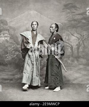 人気ランキング century 19th Late photograph Stock Japan Samurai, two - 和書