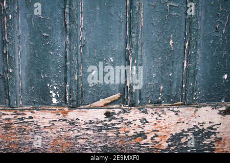 old wood with peeling paint Stock Photo