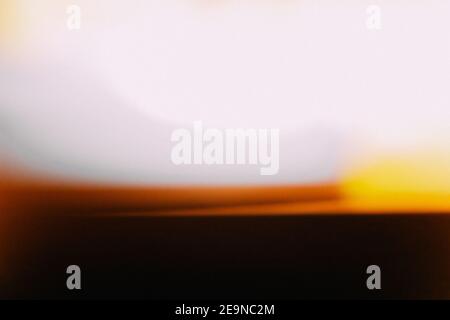 Sunrise. Blurry panning. Abstract blurred background. Stock Photo