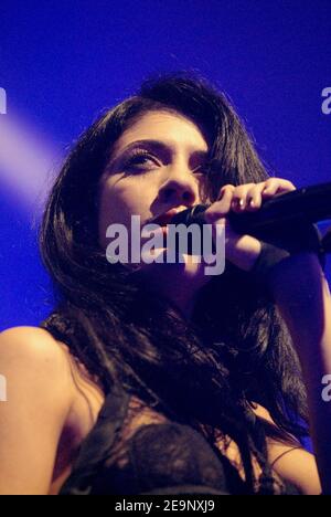 French singer Nolwenn Leroy performs live at l'Olympia, in Paris, France, on October 10, 2006. Photo by Nicolas Khayat/ABACAPRESS.COM Stock Photo