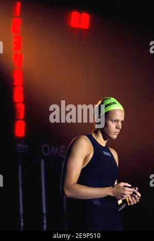 France's world and olympic champion Laure Manaudou competes at the 6th Arena Sprint, in Rouen, France, on November 3, 2006. Photo by Nicolas Gouhier/Cameleon/ABACAPRESS.COM Stock Photo