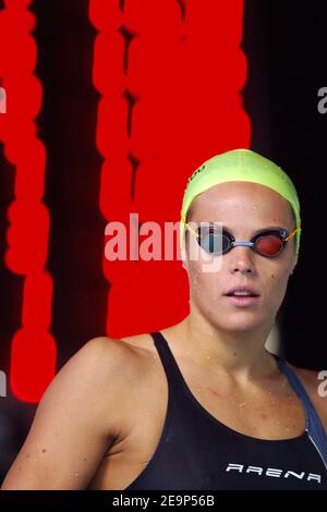 France's World and Olympic champion Laure Manaudou competes at the 6th Arena Sprint, in Rouen, France, on November 4, 2006. Photo by Nicolas Gouhier/Cameleon/ABACAPRESS.COM Stock Photo