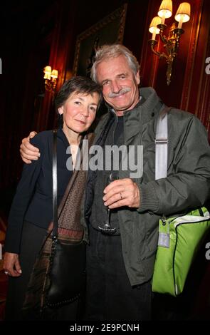 Yann Arthus-Bertrand and his wife Anne attend the 'Tastings best price of Wine' party held at Grand Hotel in Paris, France on November 23, 2006. Photo by Denis Guignebourg/ABACAPRESS.COM Stock Photo