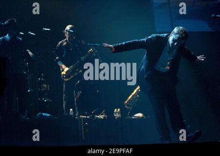 French singer Benabar performs live on stage at Bercy in Paris, France, on November 30, 2006. Photo by Mehdi Taamallah/ ABACAPRESS.COM Stock Photo