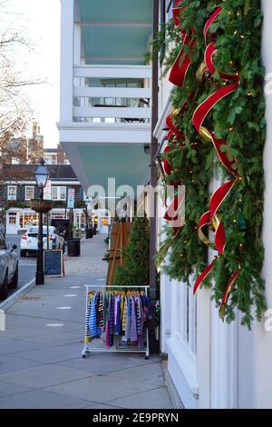 PRINCETON, NJ -16 NOV 2020- View of Palmer Square, a landmark square in downtown Princeton, New Jersey, United States. Stock Photo