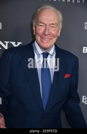 6th Feb 2021. FILE: Christopher Plummer Dies at 91. Los Angeles, USA. 19th Dec, 2017. a  Christopher Plummer 010 Credit: Tsuni/USA/Alamy Live News Stock Photo