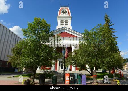 Court House of Washington County Building in downtown Montpelier, State of Vermont VT, USA. Stock Photo