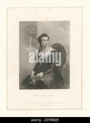 Mrs. John Adams (Abigail Smith) Stock Photo