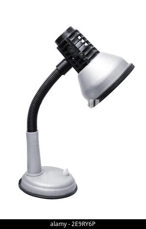 Desk Lamp, table light isolated on white background with clipping path Stock Photo