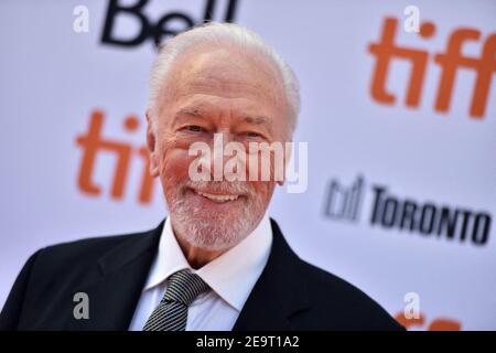 6th Feb 2021. FILE: Christopher Plummer Dies At 91. File photo dated September 07, 2019 of Christopher Plummer attends the 'Knives Out' premiere during the 2019 Toronto International Film Festival at Princess of Wales Theatre in Toronto, Canada. Christopher Plummer, who starred in The Sound of Music, won an Oscar for Beginners and was nominated for All the Money in the World and The Last Station, died, aged 91, peacefully today at his home in Connecticut, his family confirmed. Credit: Abaca Press/Alamy Live News Stock Photo