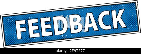 feedback button. feedback sign. key. push button. tag Stock Vector