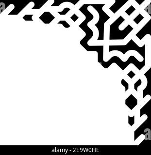 book page ornamental corner glyph icon vector. book page ornamental ...