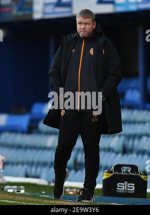 Manager of Hull City, Grant McCann - Portsmouth v Hull City, Sky Bet League One, Fratton Park, Portsmouth, UK - 23rd January 2021  Editorial Use Only - DataCo restrictions apply Stock Photo