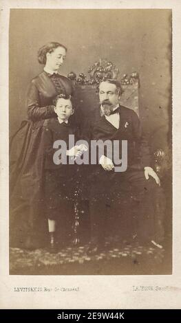 Napoleon III Family. Stock Photo