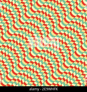 Seamless wave pattern diagonal Stock Vector