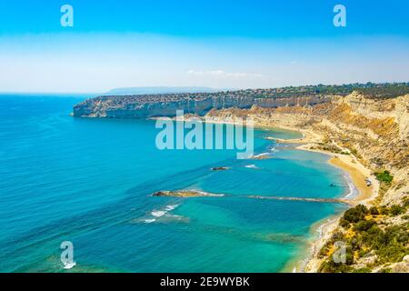 Zapallo bay on Cyprus Stock Photo