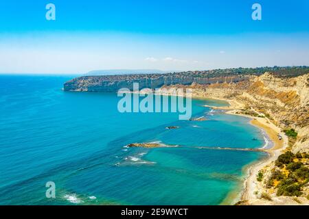 Zapallo bay on Cyprus Stock Photo