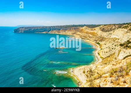 Zapallo bay on Cyprus Stock Photo